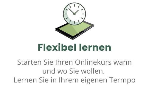 Flexibel lernen online